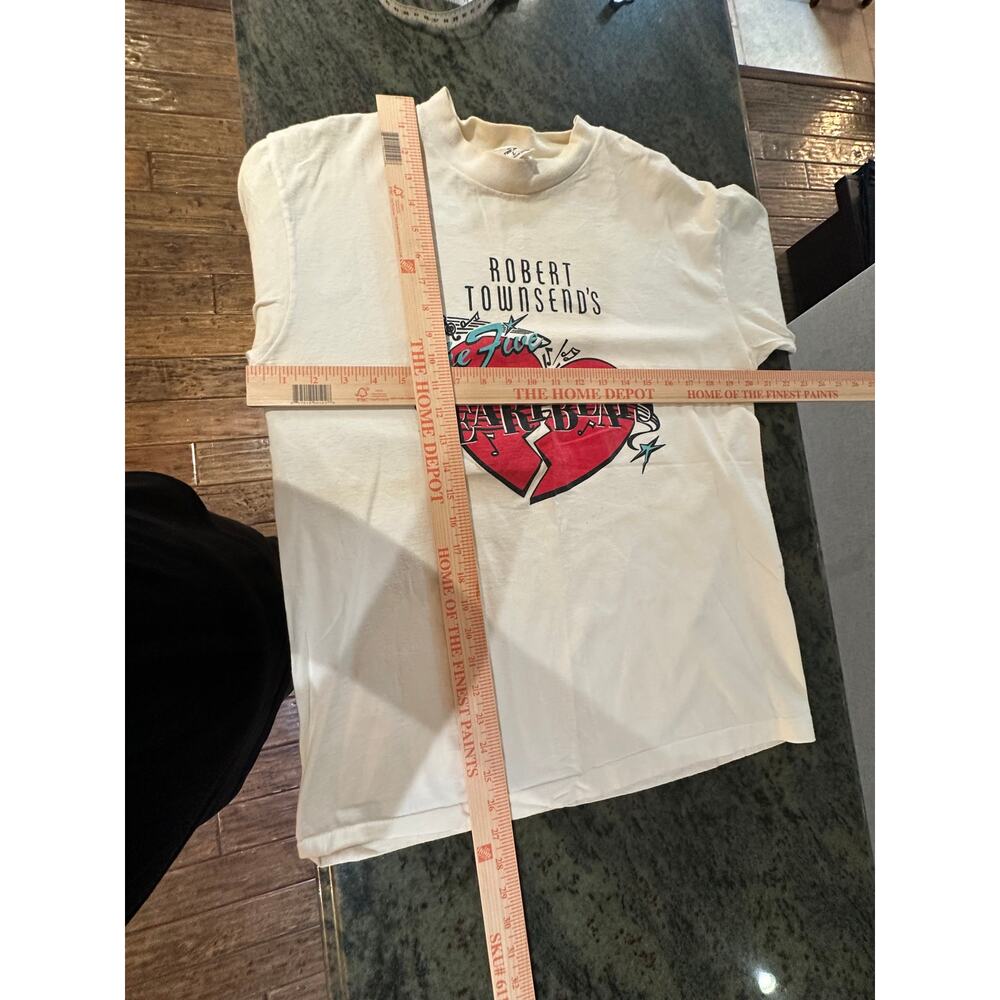 Vtg 1991 The Five Heartbeats Movie Promo T Shirt USA L Single Stitch - Picture 8 of 10